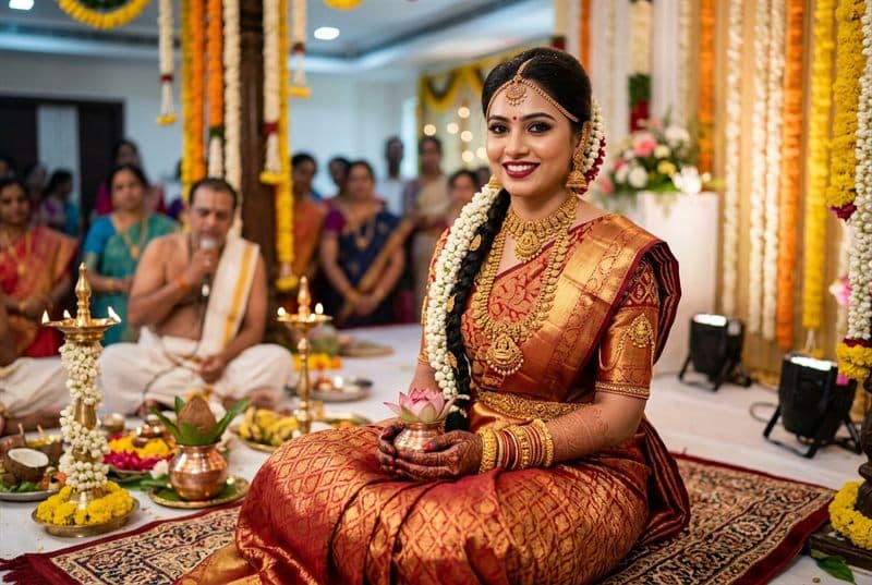 Traditional South Indian Bridal Makeover Perambur